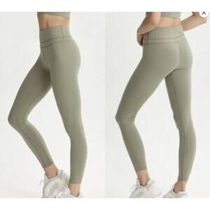 Varley Biona Gravity Sage Green High Rise Leggings Size XS Activewear Slim Fit